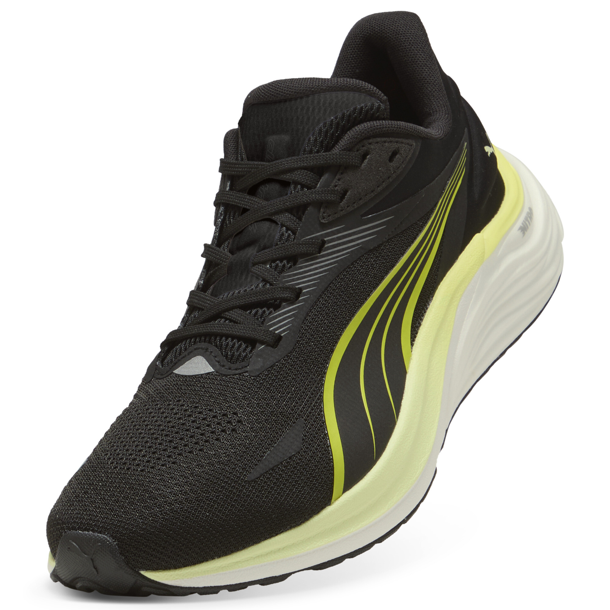 PUMA Electrify NITRO™ 4 hardloopschoenen voor Heren, Groen/Zwart, Maat 40 thumbnail 2