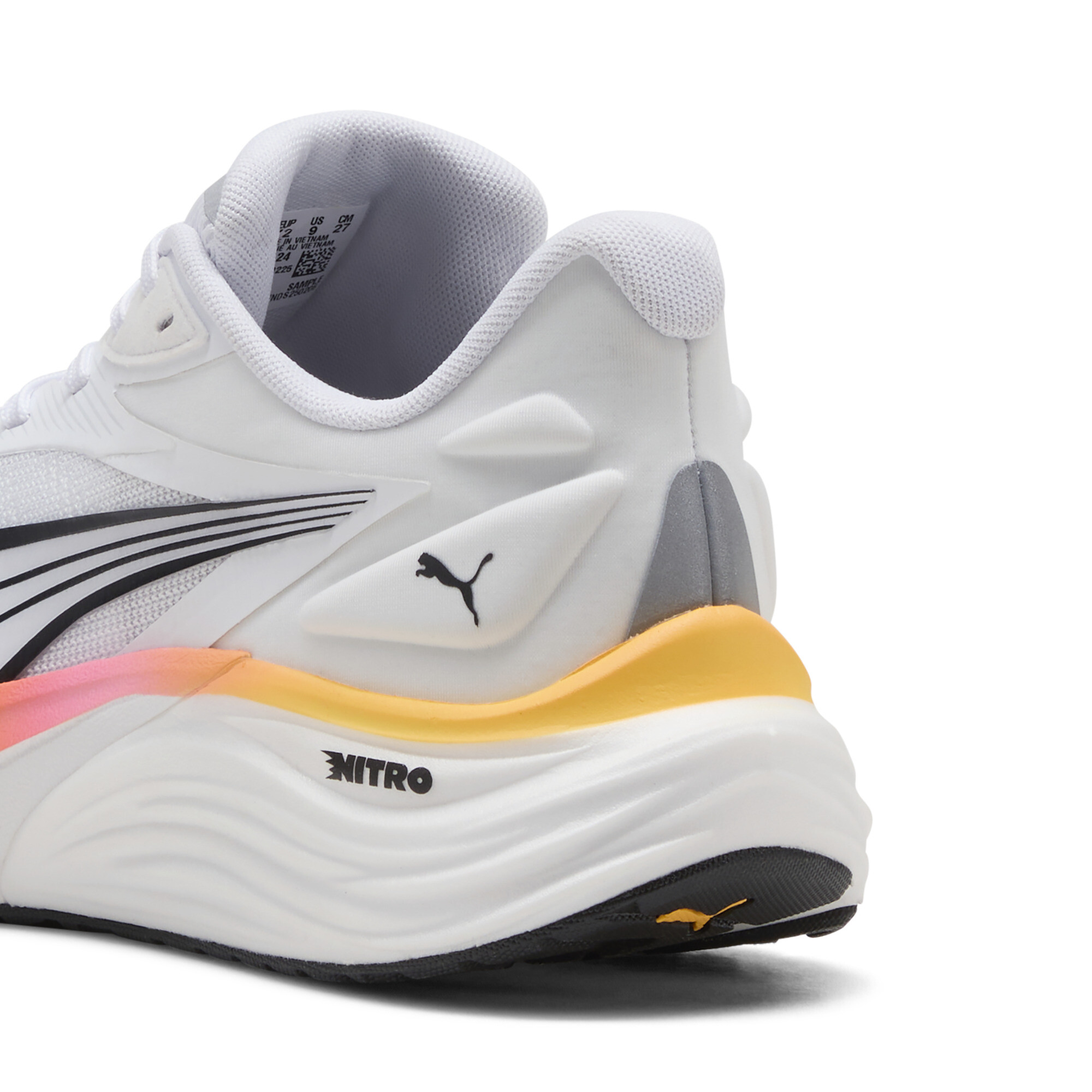 PUMA Electrify NITROâ¢ 4 hardloopschoenen voor Heren, Roze/Wit, Maat 44,5 thumbnail 5