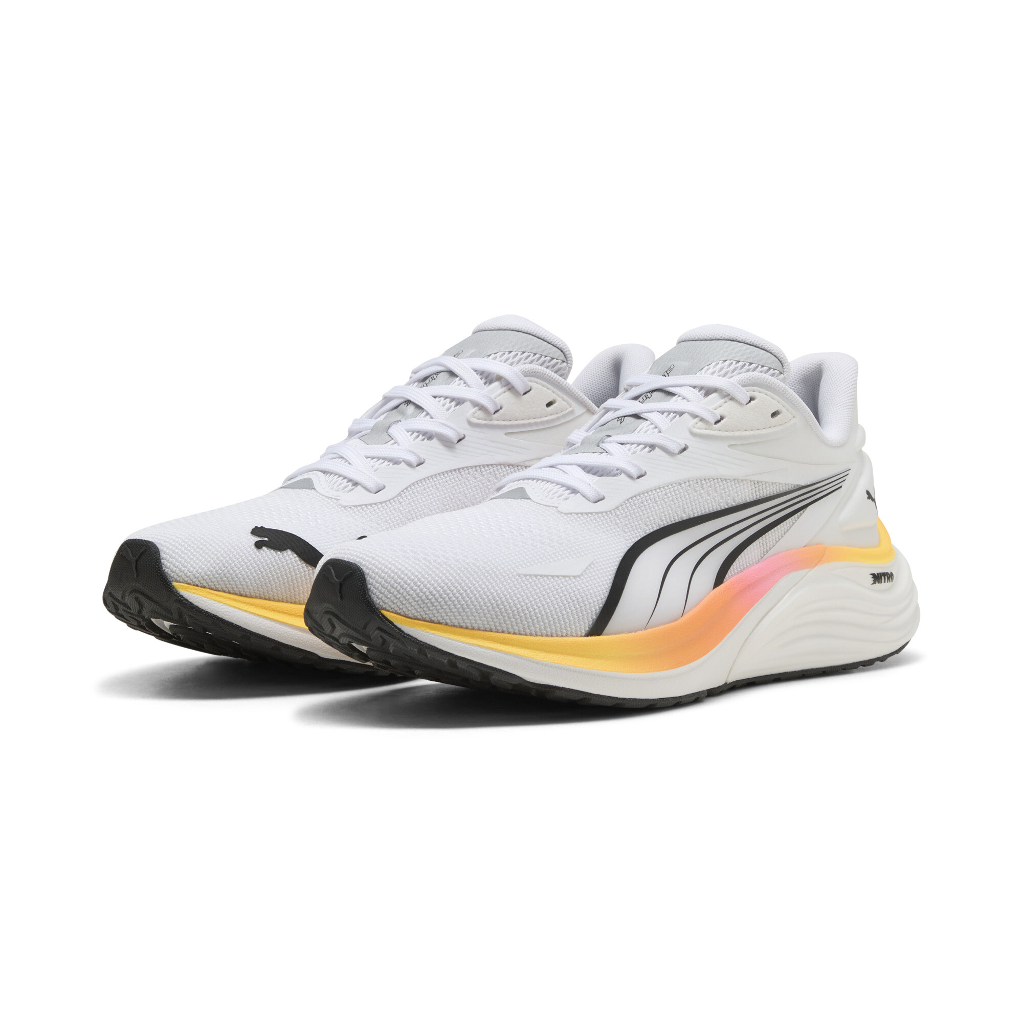 PUMA Electrify NITROâ¢ 4 hardloopschoenen voor Heren, Roze/Wit, Maat 44,5 thumbnail 6