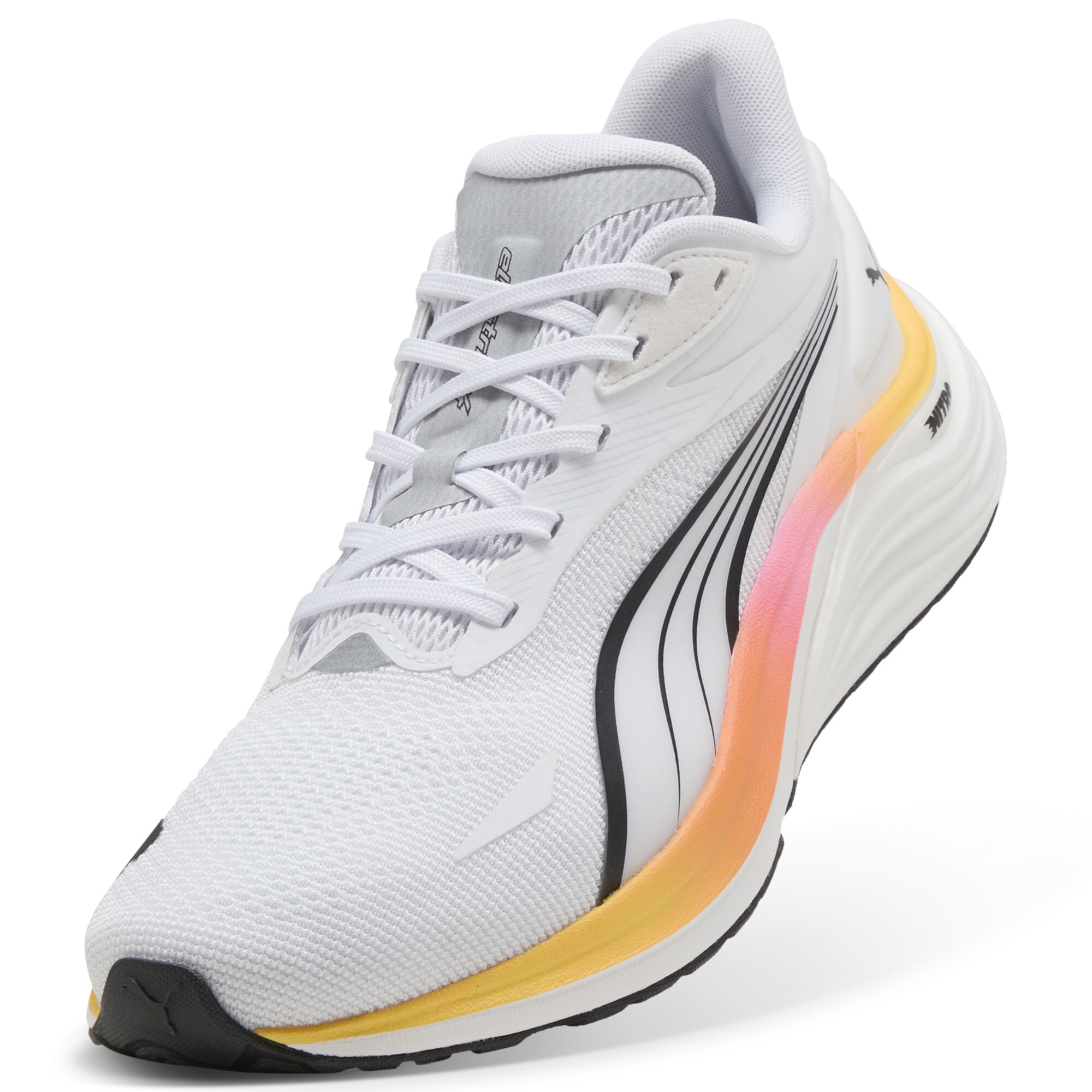 PUMA Electrify NITROâ¢ 4 hardloopschoenen voor Heren, Roze/Wit, Maat 44,5 thumbnail 2