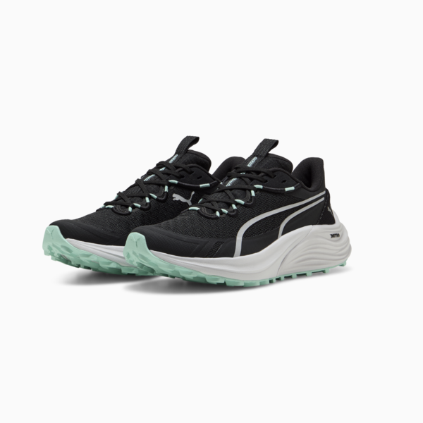 Electrify NITRO™ 4 Trail Running Shoes Women, PUMA Black-Mint Melt-Feather Gray, large-ZAF