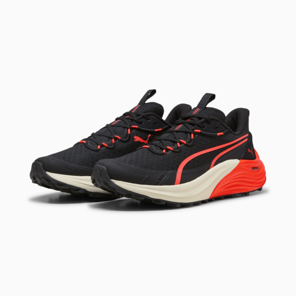 Electrify NITRO™ 4 Trail Running Shoes Men, PUMA Black-Glowing Red-Warm White, large-ZAF