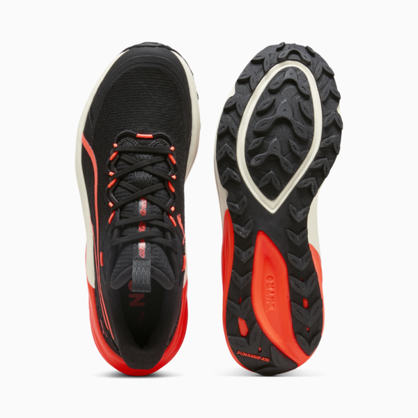 Electrify NITRO™ 4 Trail Running Shoes Men, PUMA Black-Glowing Red-Warm White, large-ZAF
