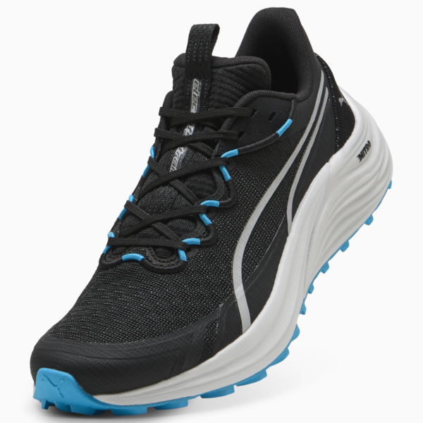 Electrify NITRO™ 4 Trail Running Shoes Men, PUMA Black-Speed Blue-Feather Gray, large-ZAF