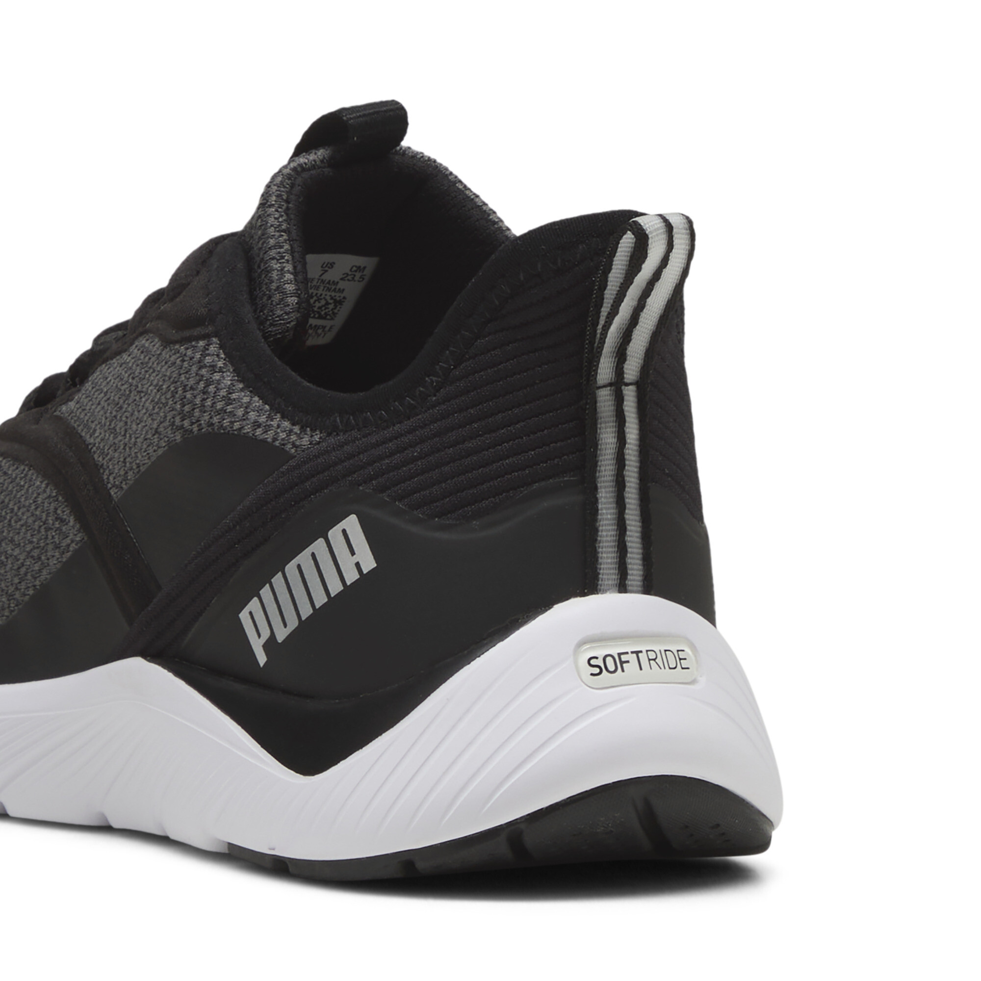 PUMA SOFTRIDE Remi 2 hardloopschoenen voor Dames, Zwart/Wit, Maat 37 thumbnail 5