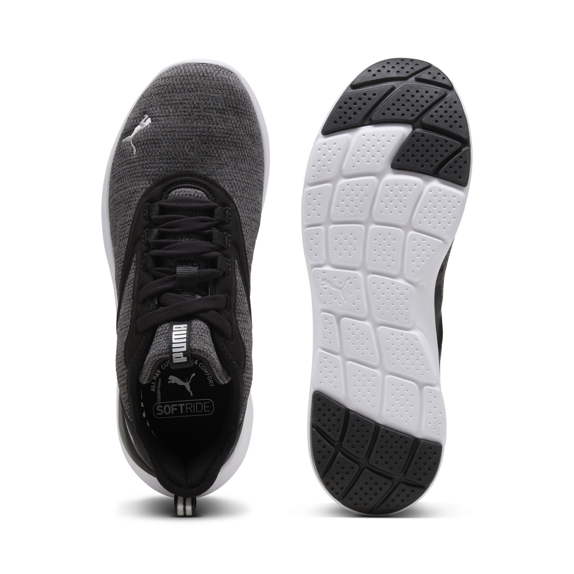 PUMA SOFTRIDE Remi 2 hardloopschoenen voor Dames, Zwart/Wit, Maat 37 thumbnail 4