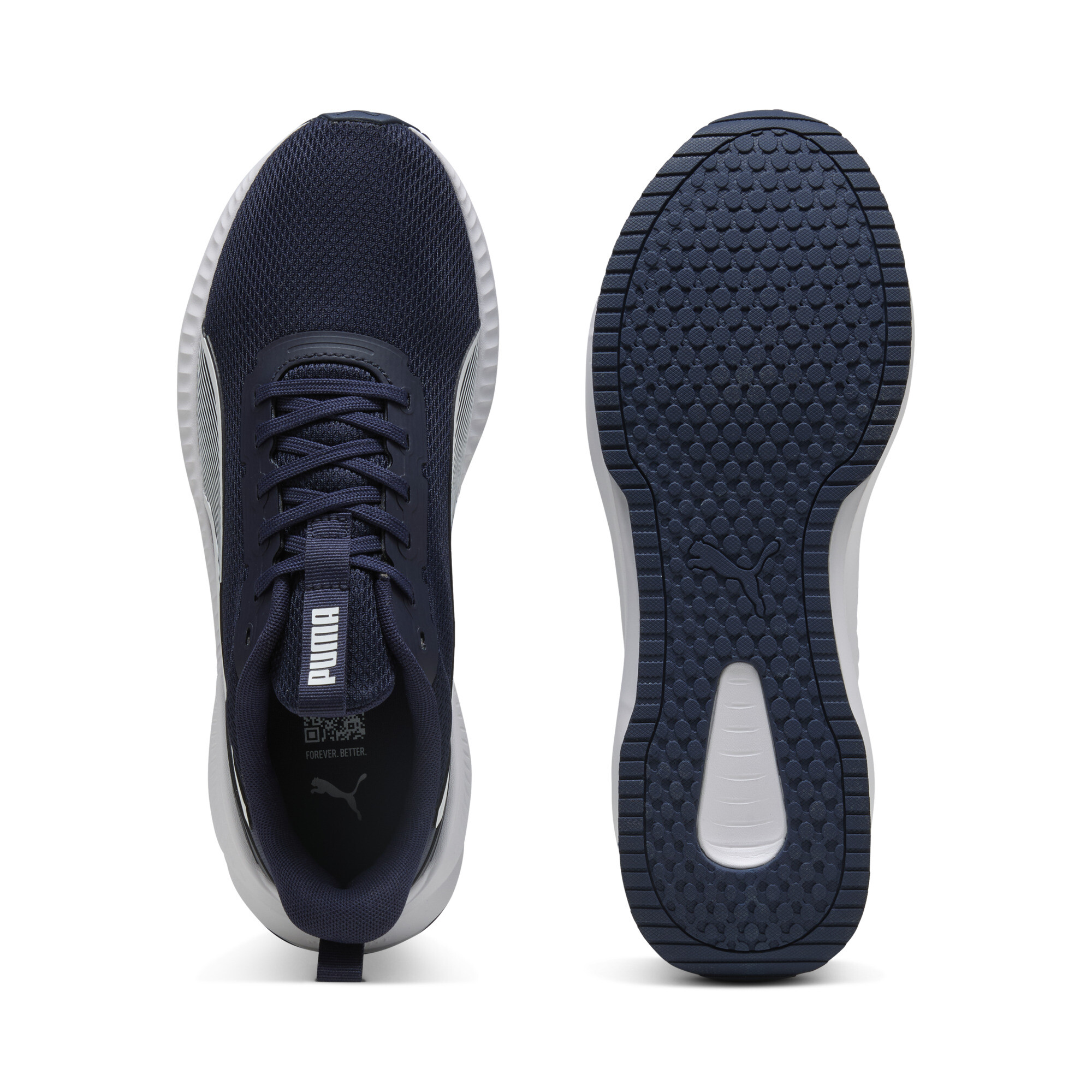 PUMA Flyer Lite 3 hardloopschoenen, Blauw/Wit, Maat 35,5 thumbnail 4