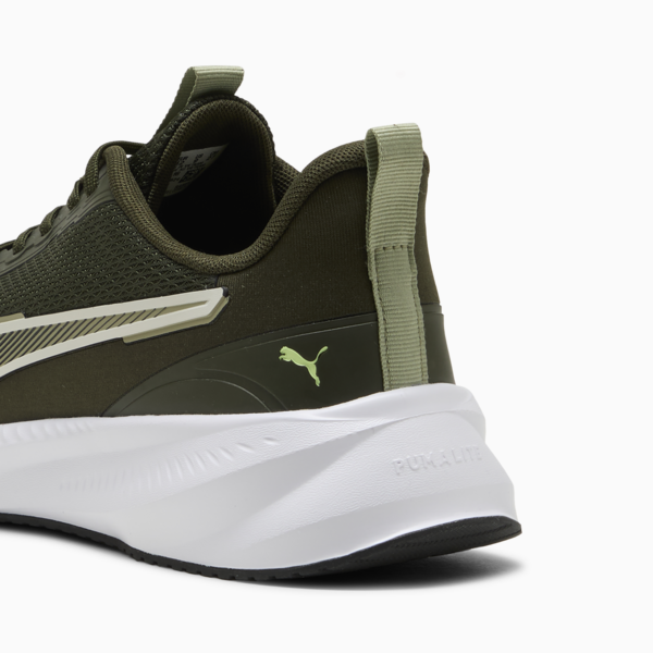 Flyer Lite 3 Running Shoes, Dark Olive-PUMA White-Fizzy Light, large-ZAF