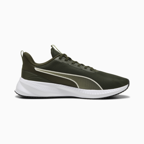 Flyer Lite 3 Running Shoes, Dark Olive-PUMA White-Fizzy Light, large-ZAF