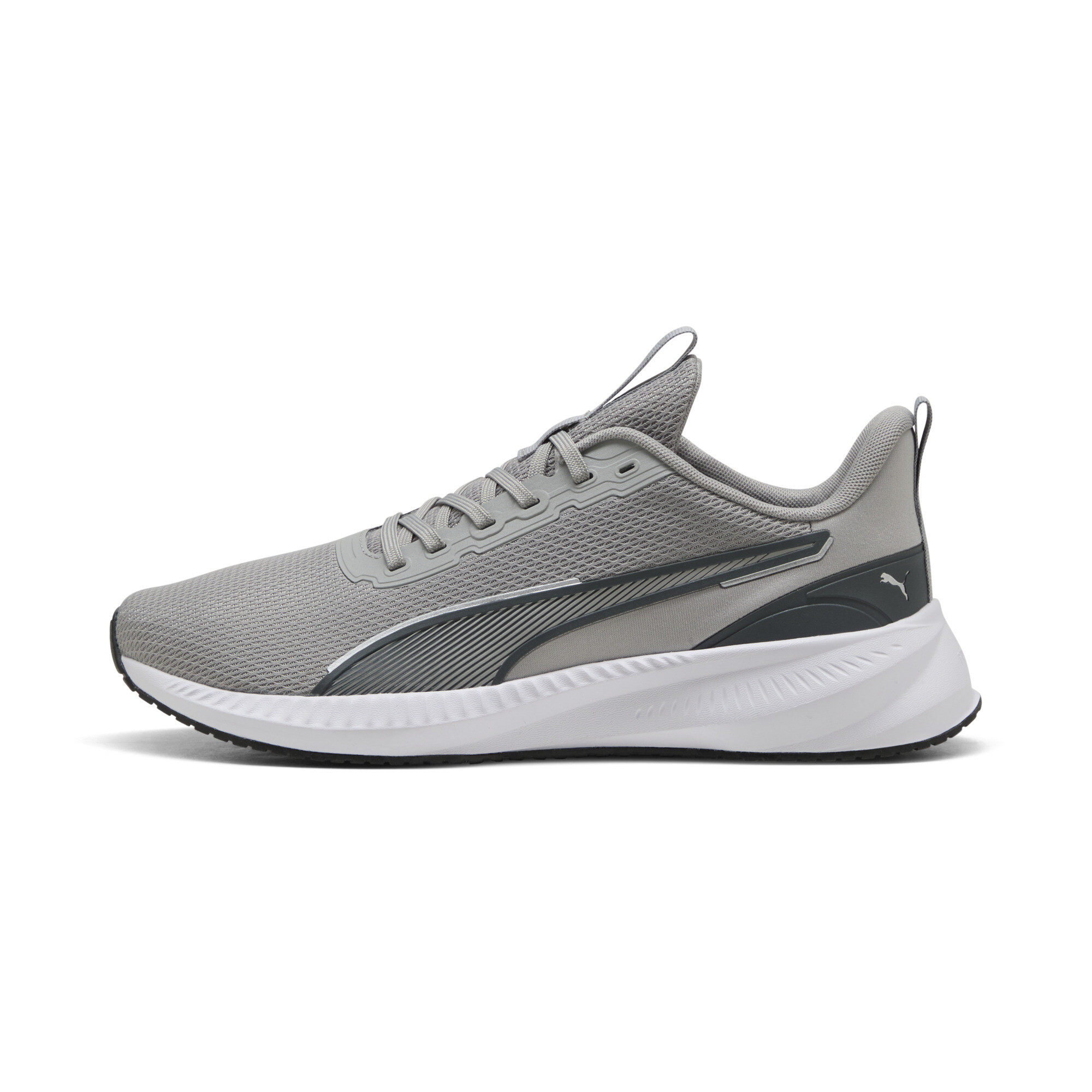 PUMA Flyer Lite 3 hardloopschoenen, Zwart/Grijs, Maat 38,5