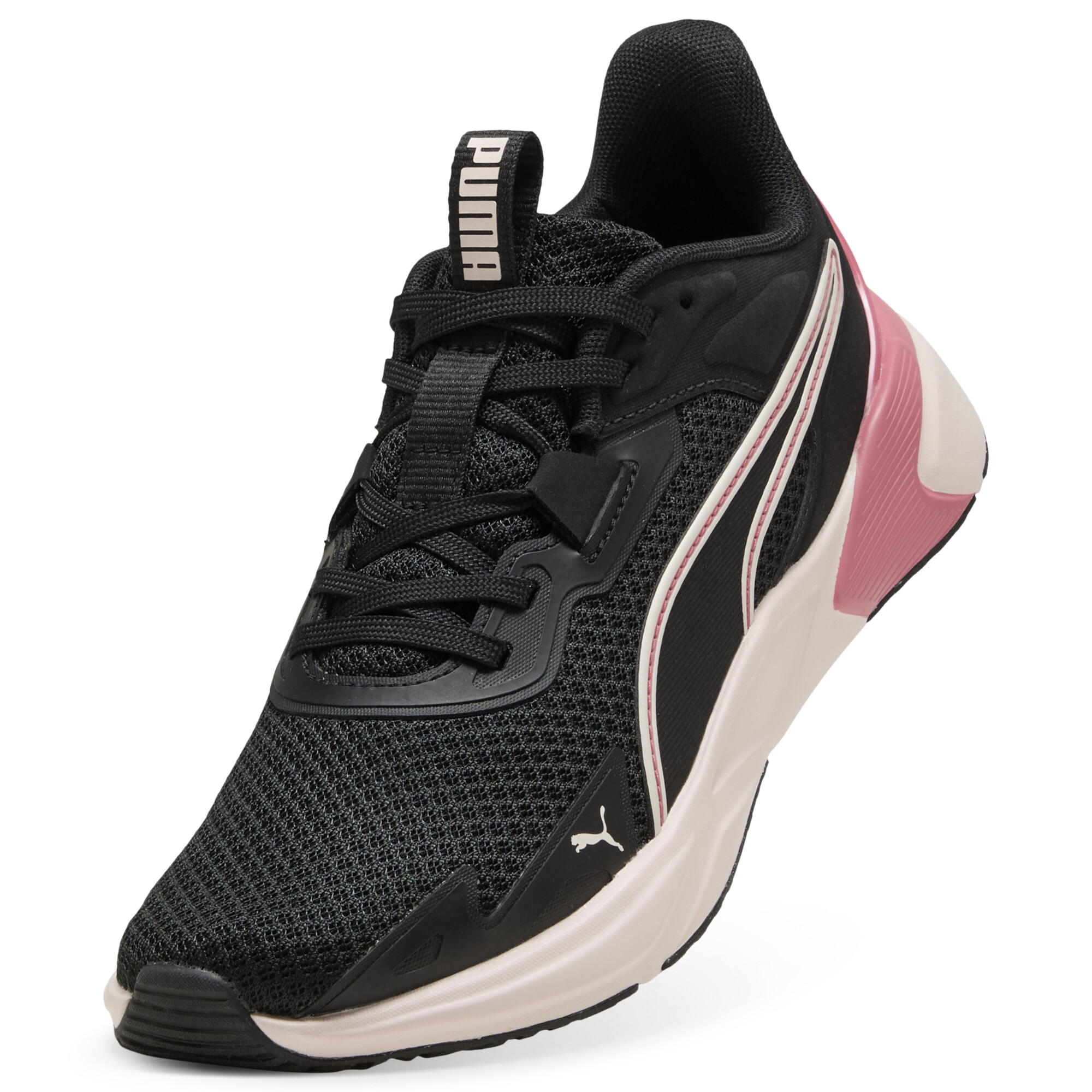 PUMA Disperse XT 4 trainingsschoenen, Roze/Zwart, Maat 44,5 thumbnail 2