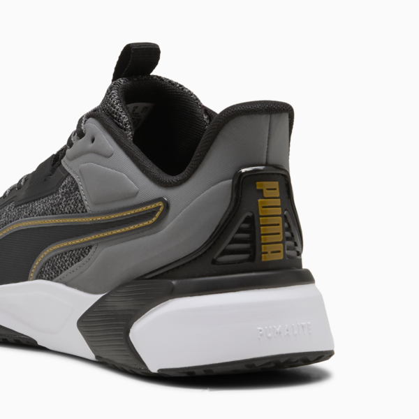 Disperse XT 4 Knit Training Shoes, PUMA Black-Cool Dark Gray-Matte Gold, large-MEX