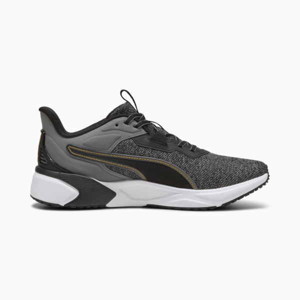 Disperse XT 4 Knit Training Shoes, PUMA Black-Cool Dark Gray-Matte Gold, large-MEX