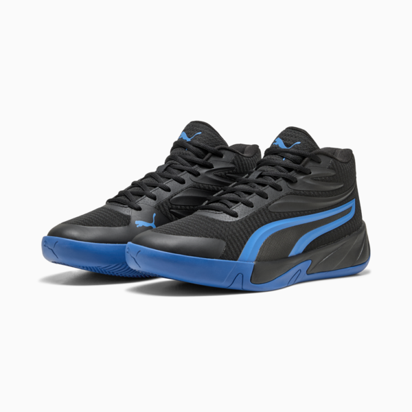 Court Pro Basketball Shoes Unisex, PUMA Black-PUMA Team Royal, large-ZAF