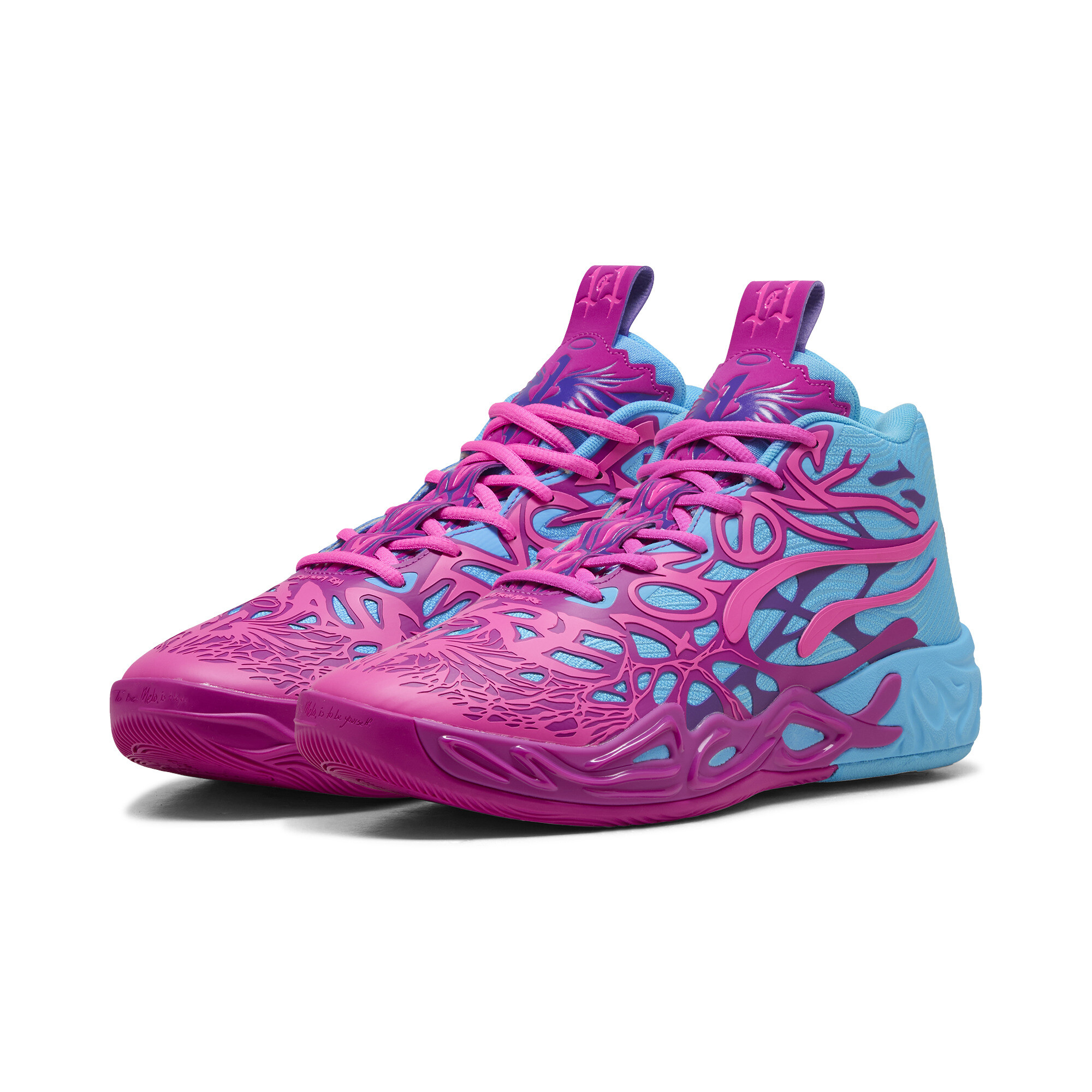 Puma MB.04 Iridescent Basketball Shoes, Pink, Size 45, Shoes