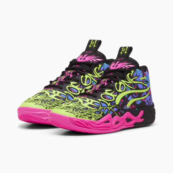 Zapatillas MB.04 Heem, PUMA Black-Luminous Pink-Electric Lime, large-ARG