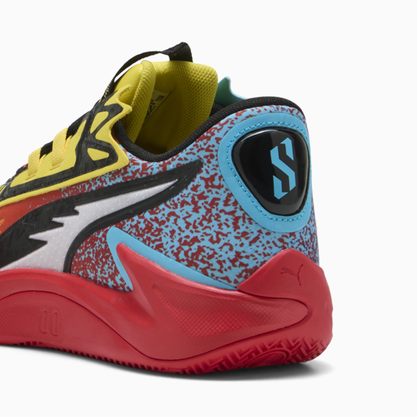 Scoot Zeros II Caution Basketball Shoes Unisex, Rickie Orange-Speed Yellow, large-ZAF