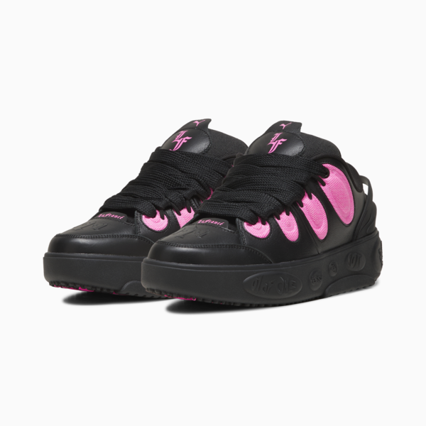 Tenis de basquetbol LaFrancé Untouchable, PUMA Black-Glowing Pink, large-MEX