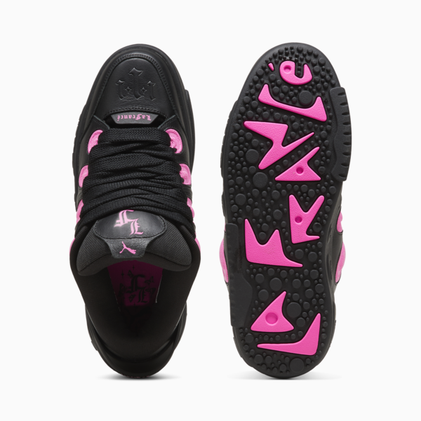 Tenis de basquetbol LaFrancé Untouchable, PUMA Black-Glowing Pink, large-MEX