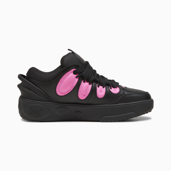 Tenis de basquetbol LaFrancé Untouchable, PUMA Black-Glowing Pink, large-MEX