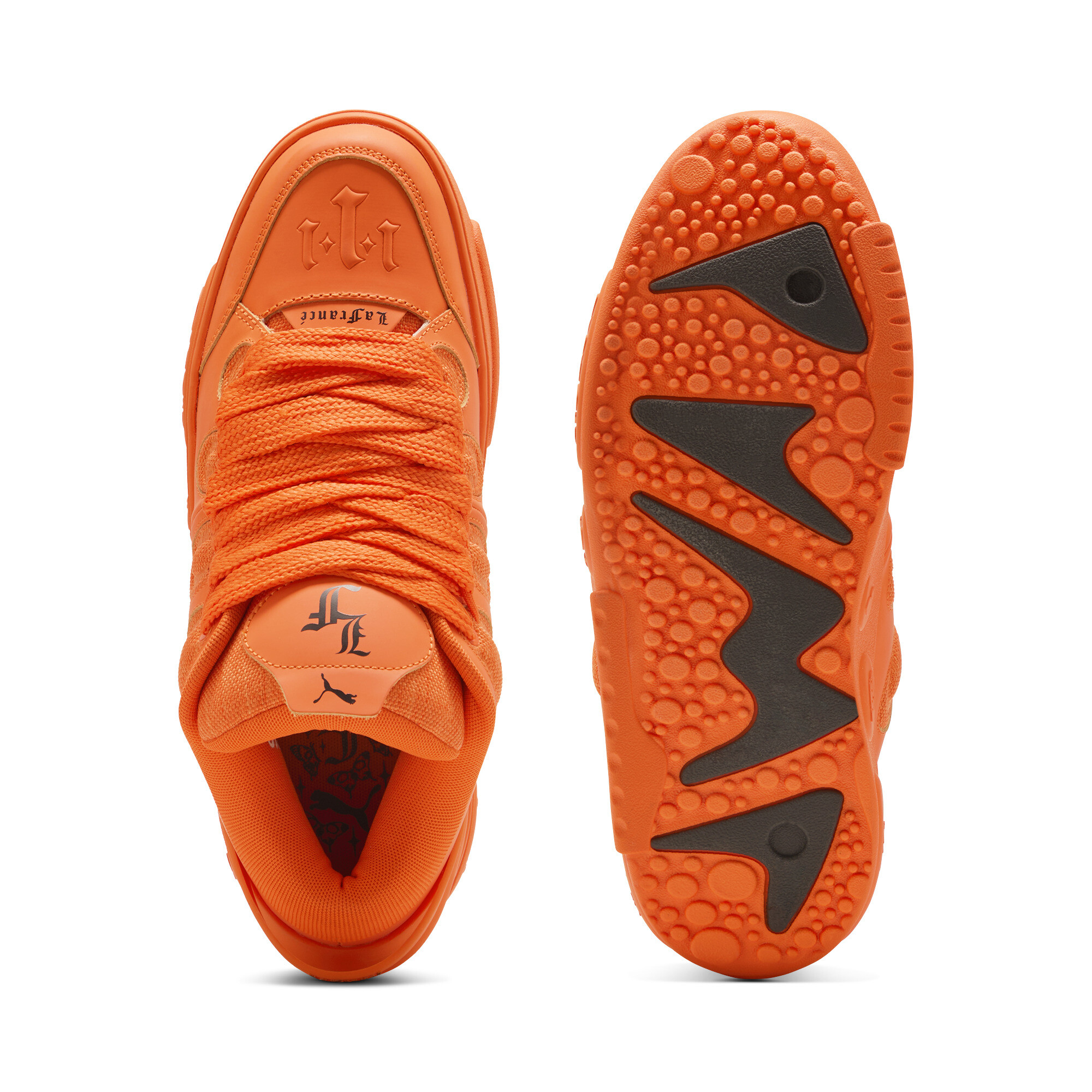 PUMA LaFrancé Gifted Sneakers Unisex In Orange, Size EU 47