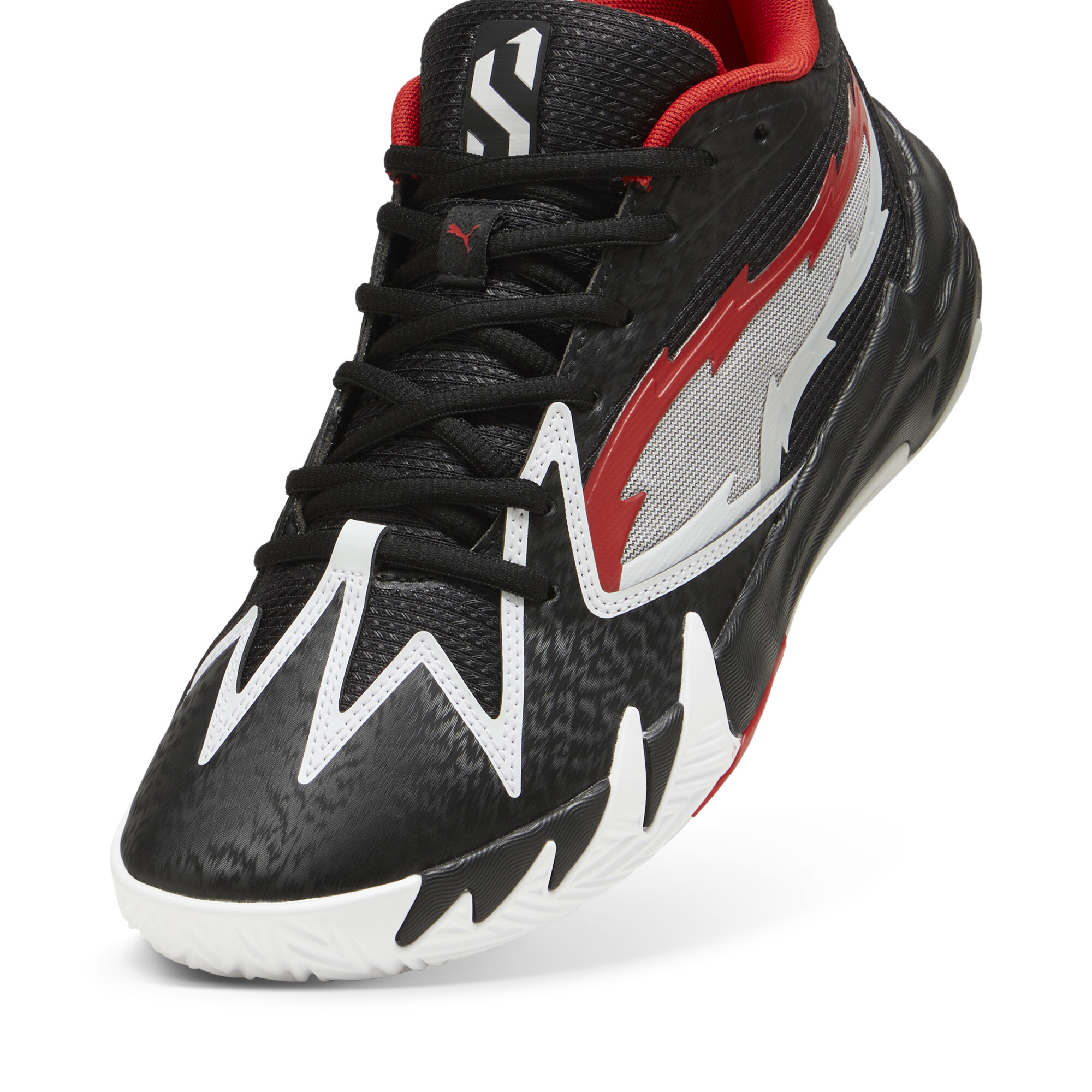 PUMA Scoot Zeros O.D.D. City basketbalschoenen, Rood/Zwart