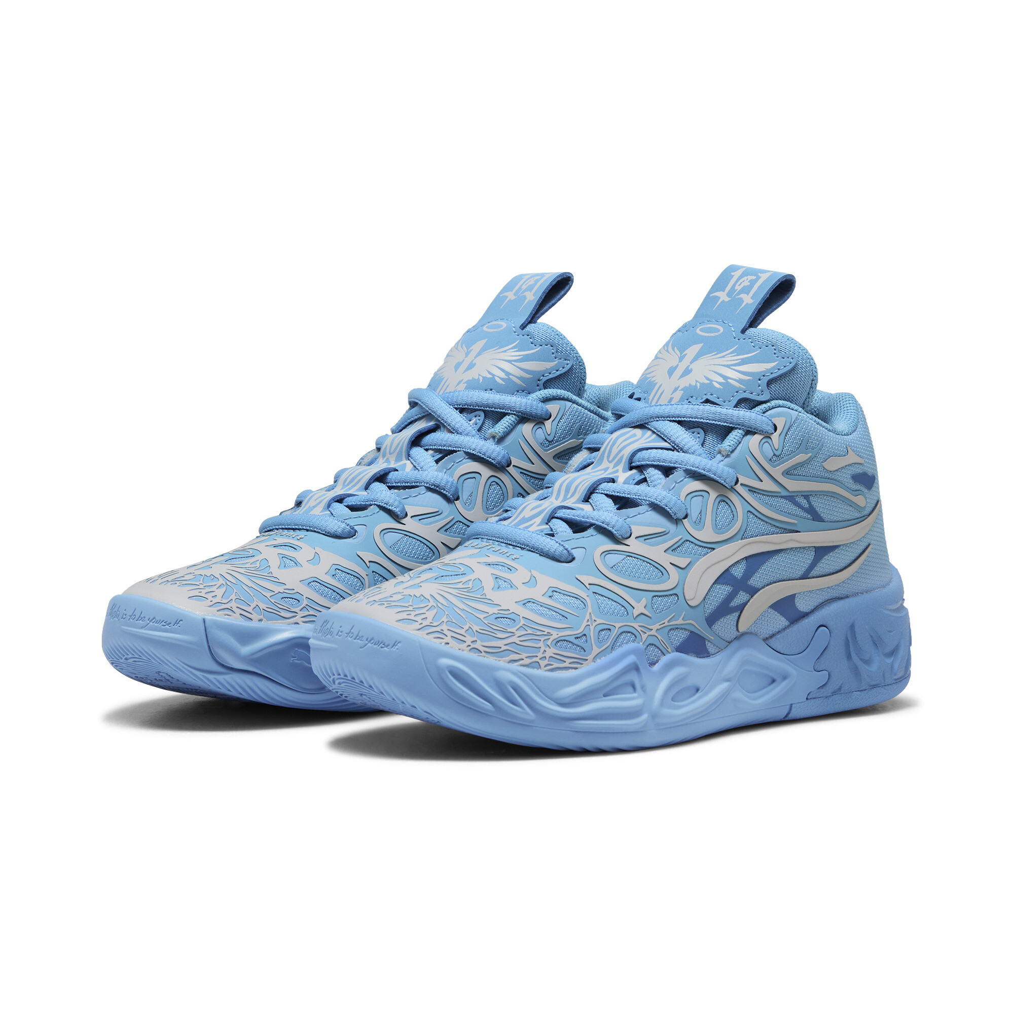 Puma MB.04 La Francé Basketball Shoes Kids, Blue, Size 30, Shoes