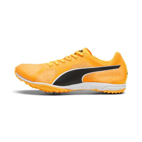 PUMA evoSPEED Haraka 8 Track Spikes Shoes in Sun Stream/Black/White - 310930_01