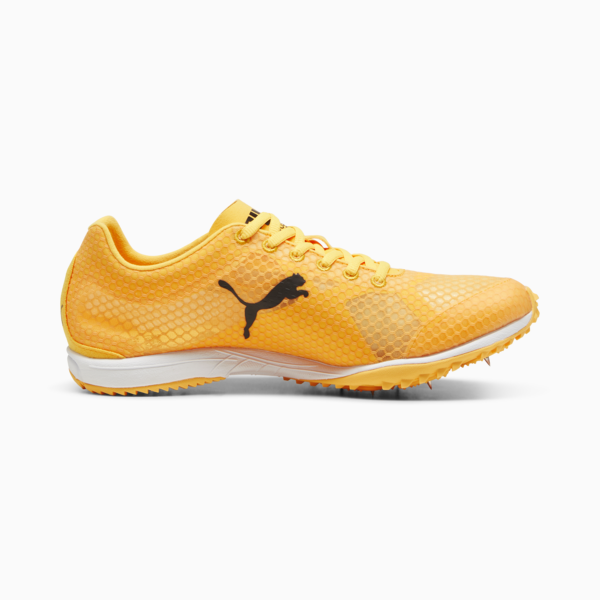 evoSPEED Haraka 8 Unisex Spikes Unisex, Sun Stream-PUMA Black-PUMA White, large-ZAF