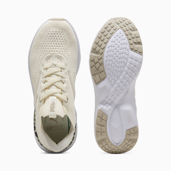SOFTRIDE Mayve Hybrid Skins Running Shoes Women, Warm White-Desert Dust, large-ZAF
