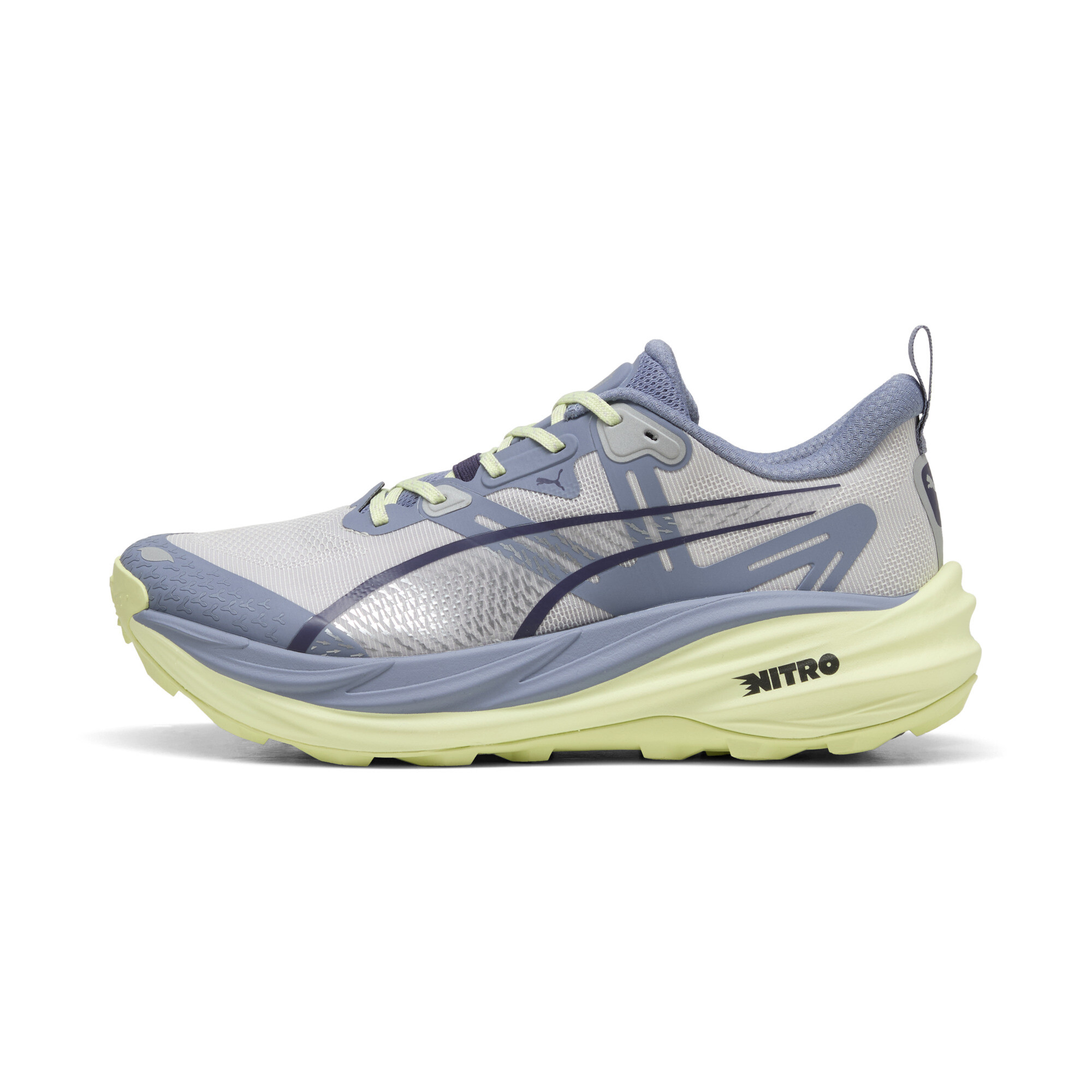 PUMA Voyage NITROâ¢ 4 hardloopschoenen voor Heren, Grijs/Zilver, Maat 46
