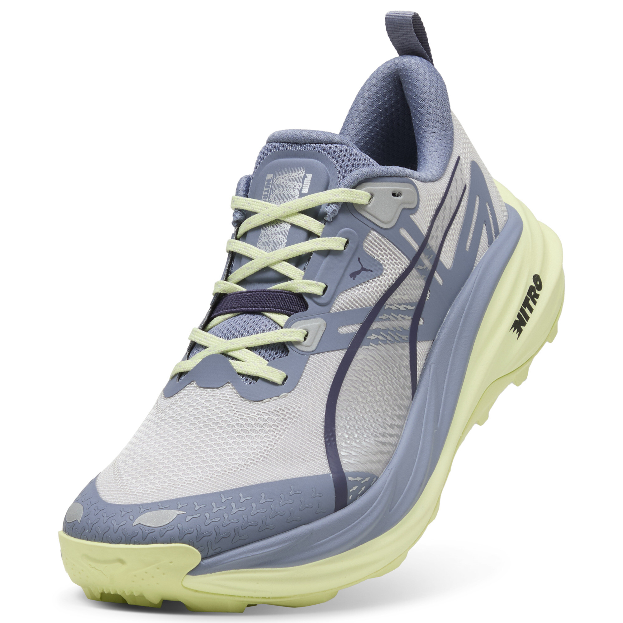 PUMA Voyage NITROâ¢ 4 hardloopschoenen voor Heren, Grijs/Zilver, Maat 46 thumbnail 2