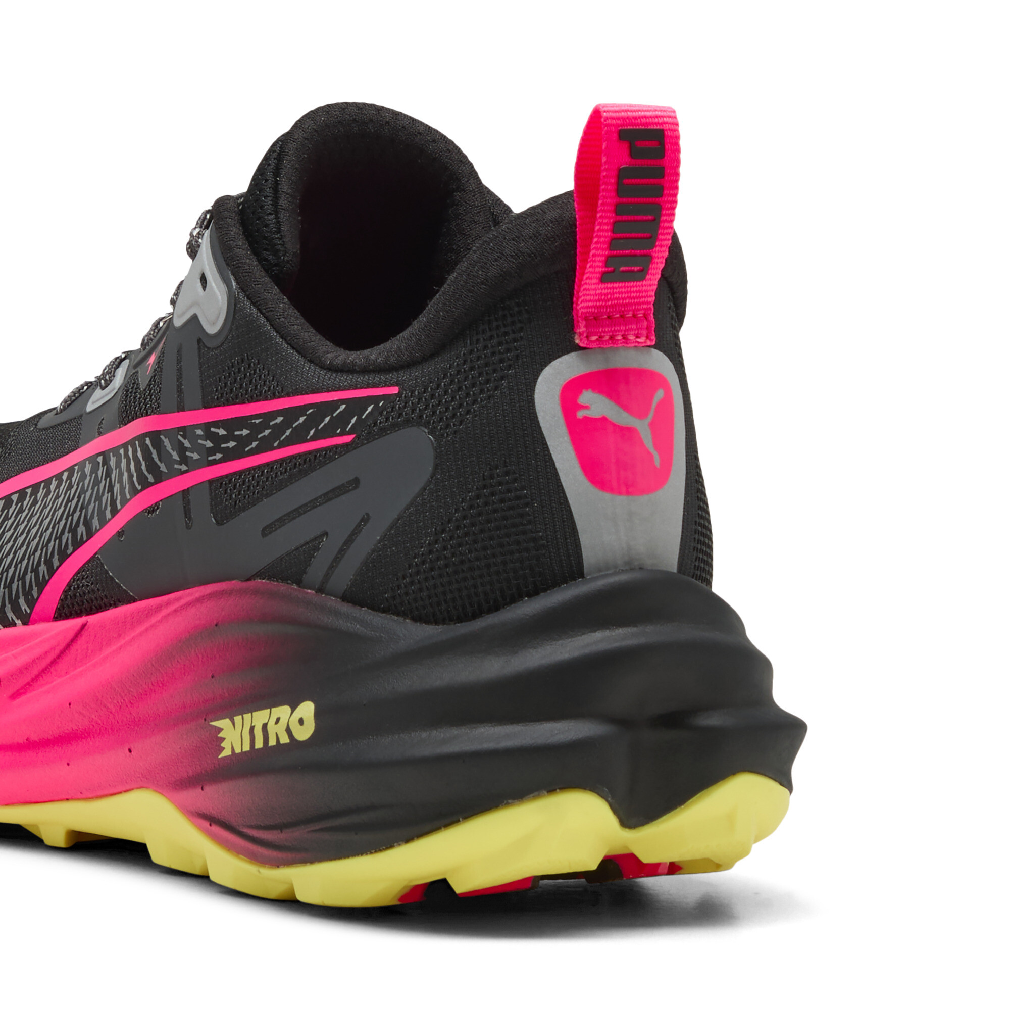 PUMA Voyage NITROâ¢ 4 hardloopschoenen voor Heren, Roze/Zwart, Maat 44 thumbnail 5