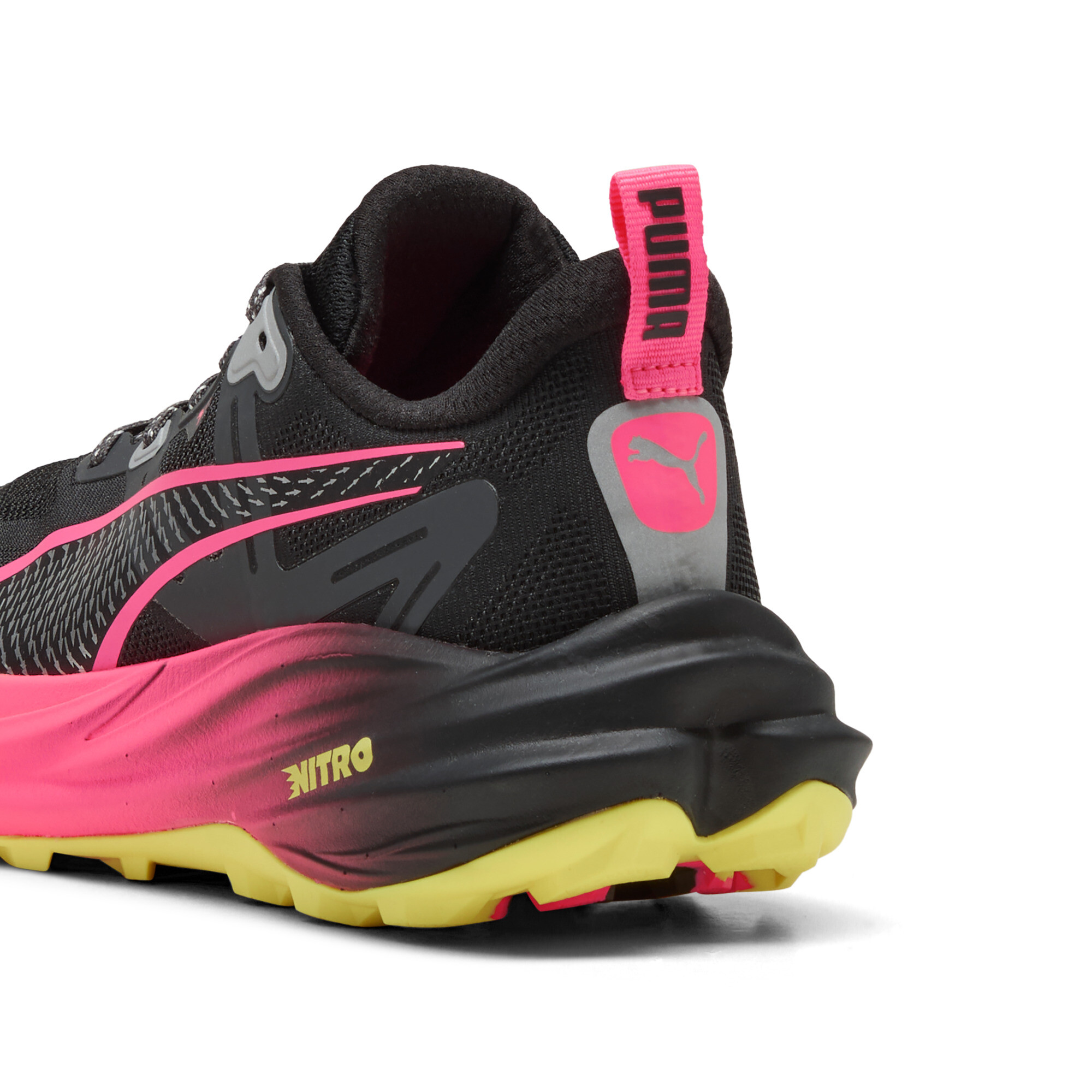PUMA Voyage NITROâ¢ 4 hardloopschoenen voor Dames, Roze/Zwart, Maat 36 thumbnail 5