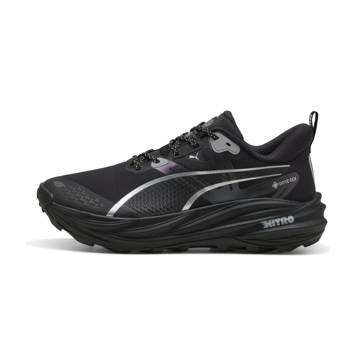 Voyage NITRO™ 4 GTX Trail Running Shoes Men in Black/Silver by PUMA, UK 8.5