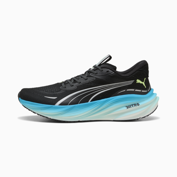 Magnify NITRO™ 3 Running Shoes Men, PUMA Black-Speed Blue, large-ZAF