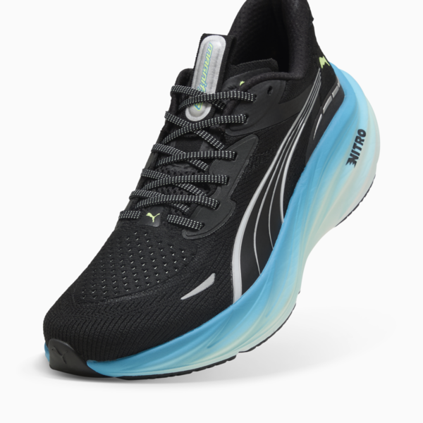 Magnify NITRO™ 3 Running Shoes Men, PUMA Black-Speed Blue, large-ZAF