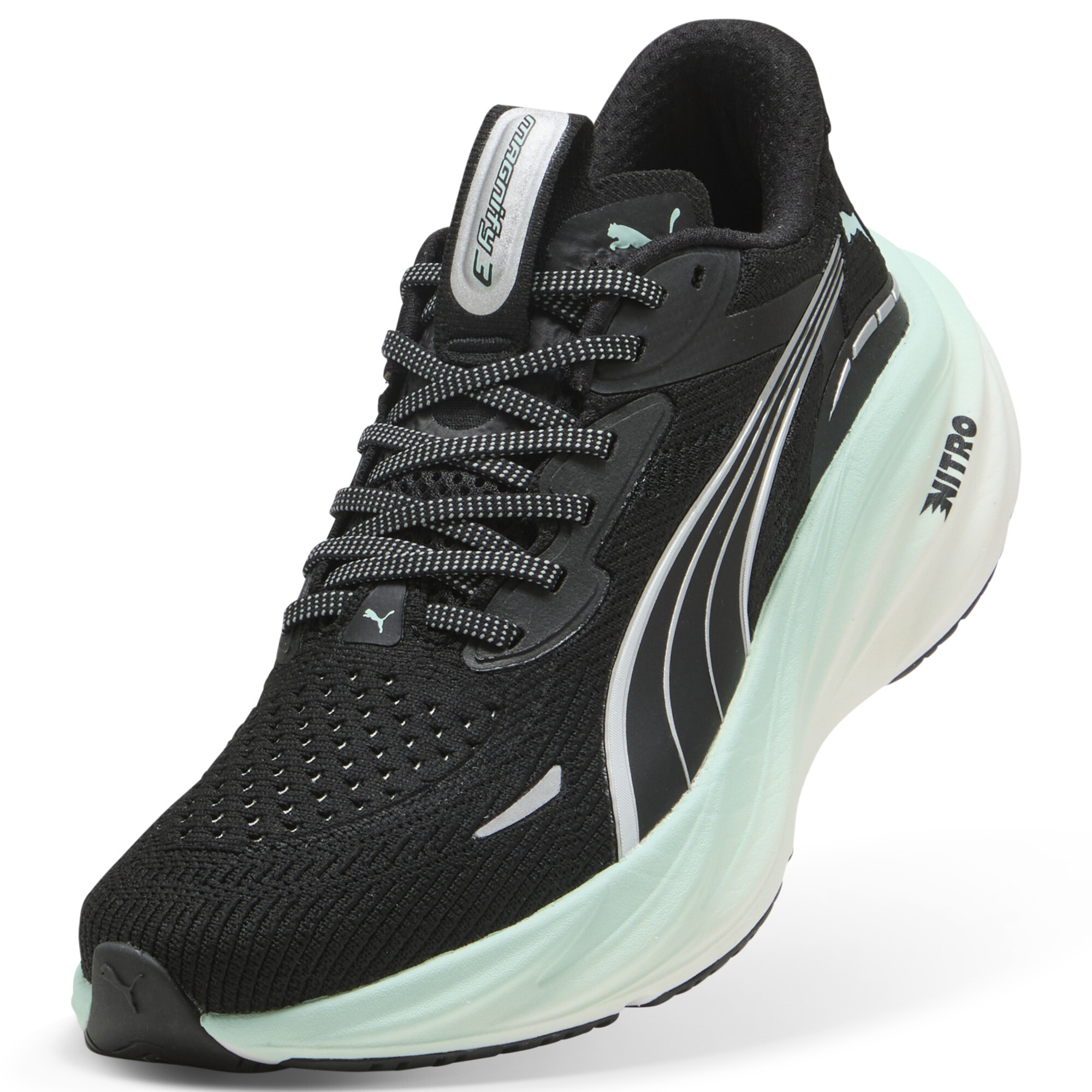 PUMA Magnify NITROâ¢ 3 hardloopschoenen voor Dames, Zwart, Maat 39 thumbnail 2