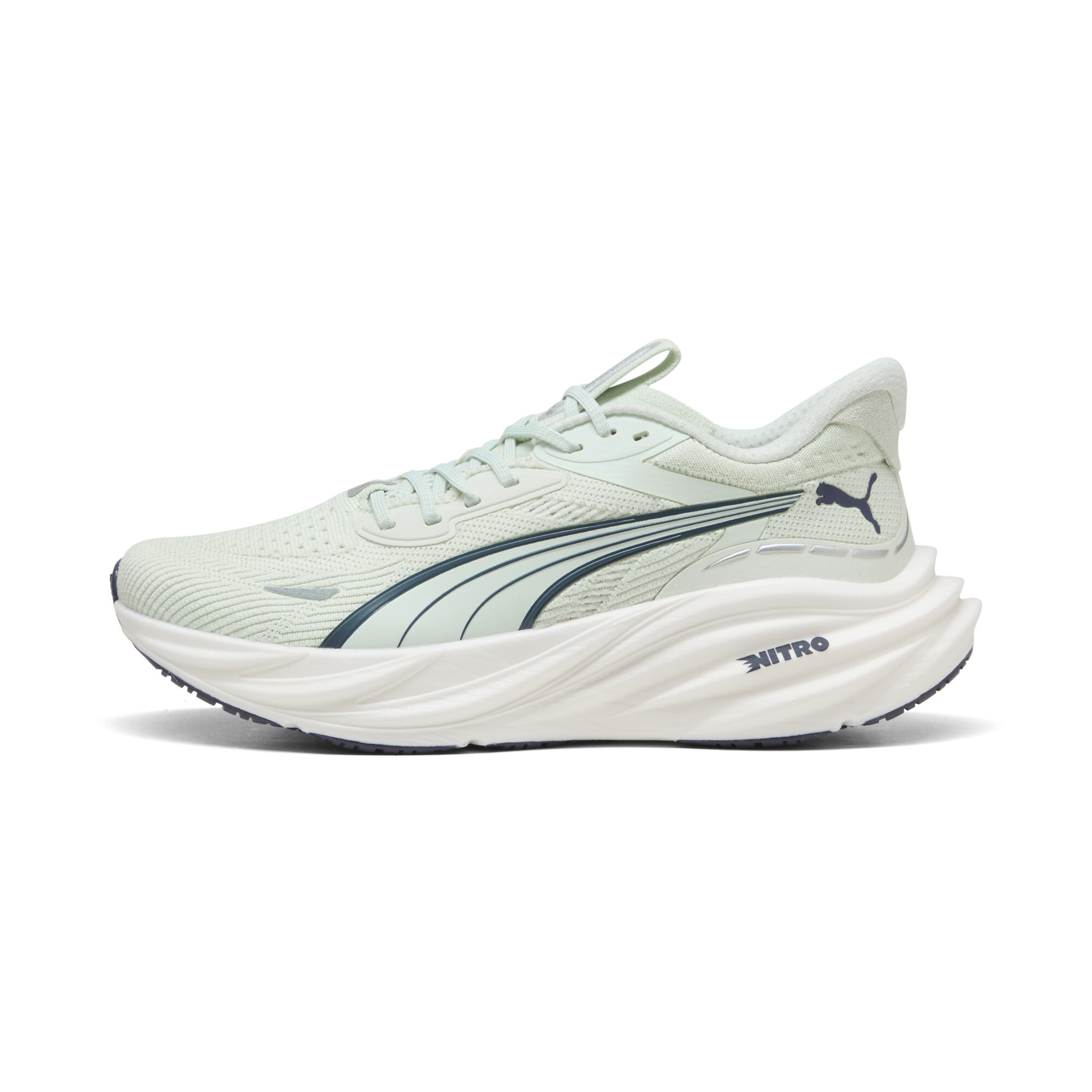 PUMA Magnify NITRO™ 3 Women's Road Running Shoes in Green, Size 8.5