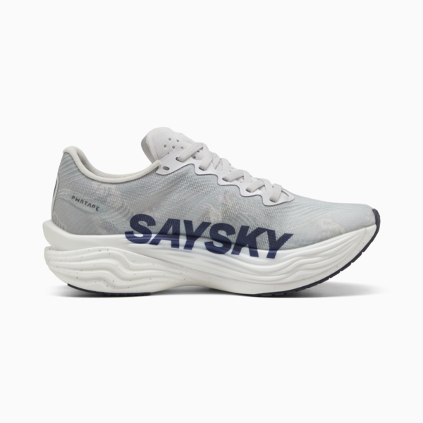 PUMA x SAYSKY Deviate NITRO™ Elite 3 Running Shoes Women, Cool Light Gray-New Navy, large-MEX