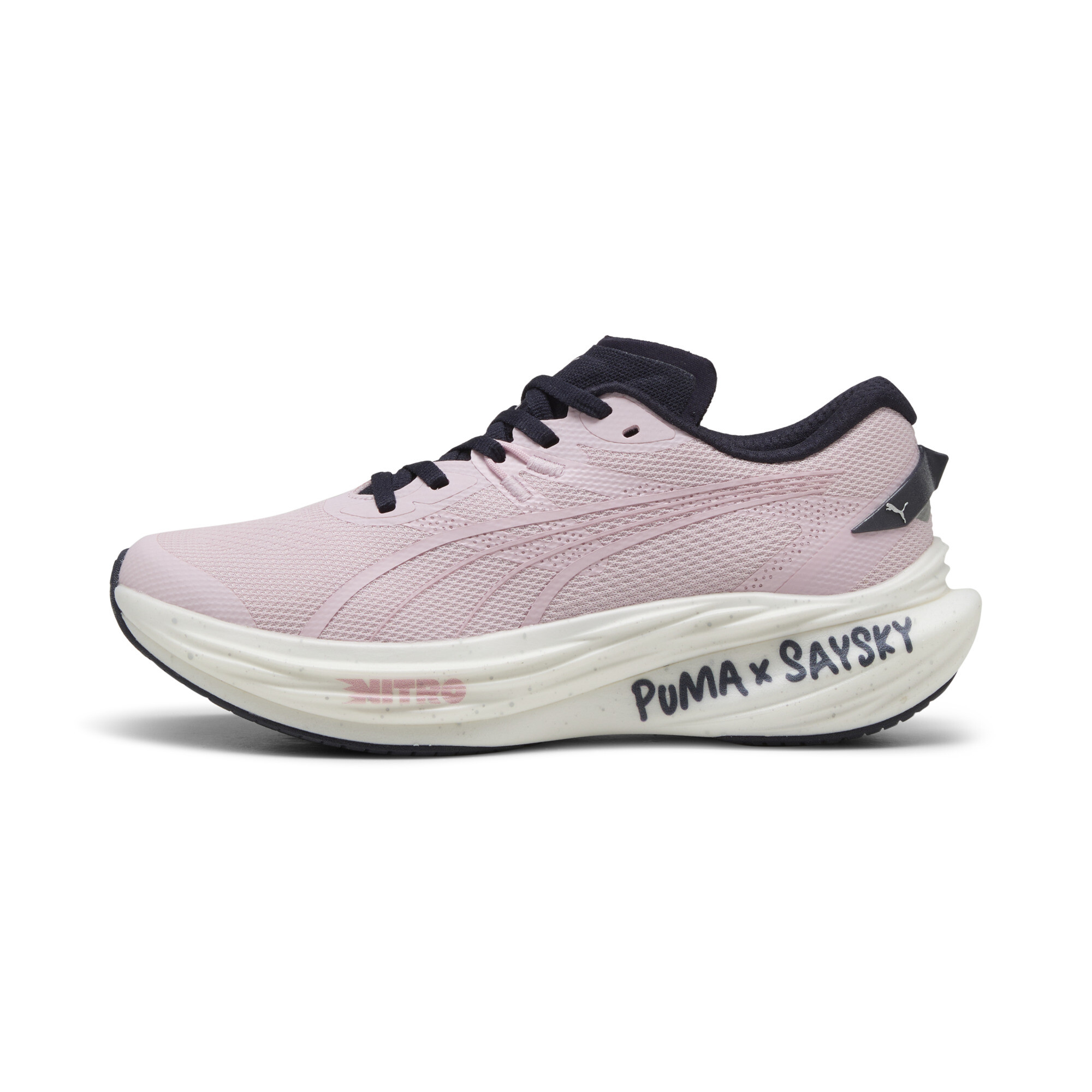 Puma x SAYSKY Deviate NITRO™ 3 Laufschuhe Damen | Rose Mauve/New Navy | Größe: 38.5