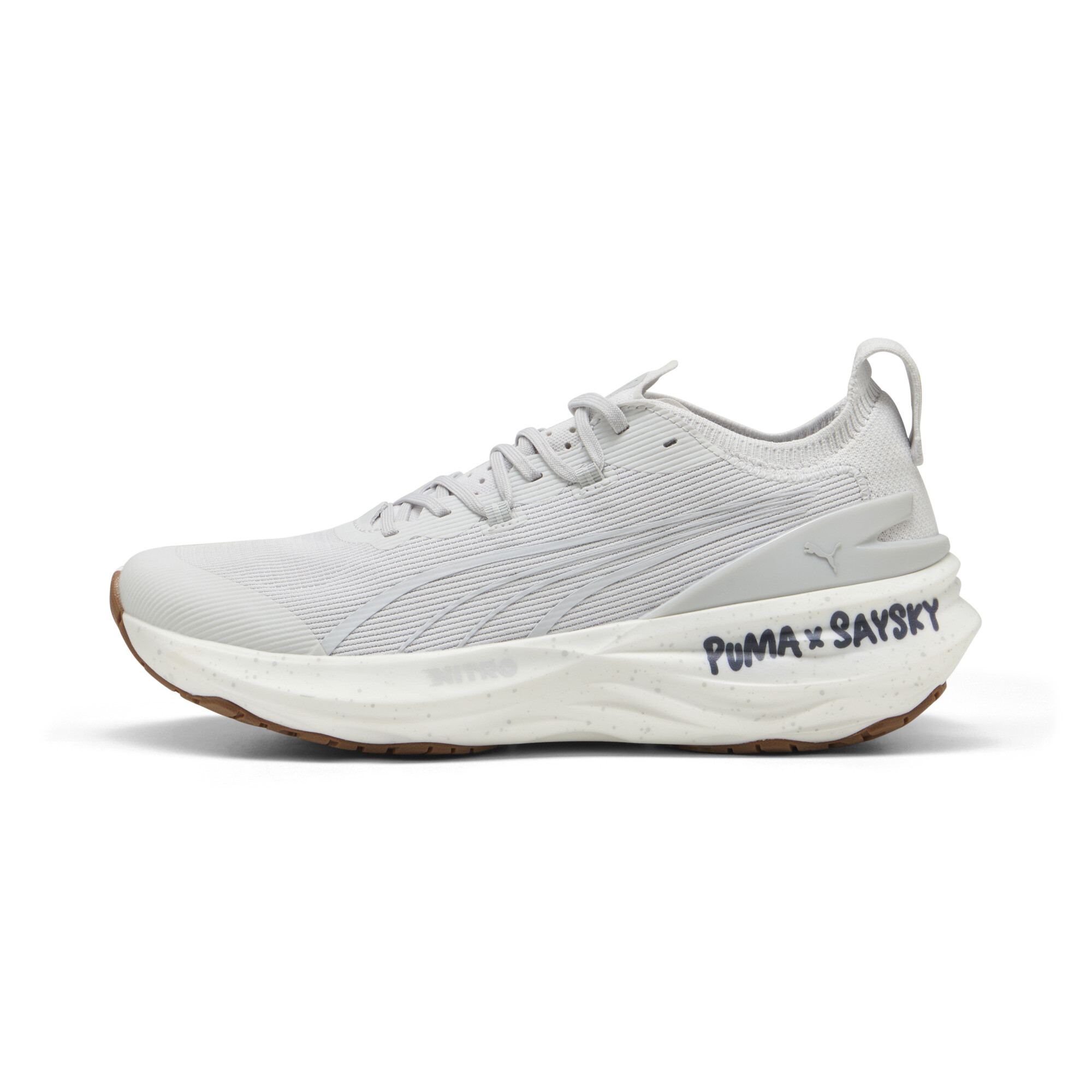 ForeverRun NITRO™ 2 Puma x SAYSKY Laufschuhe Herren | Feather Gray/Flat Light Gray | Größe: 48.5