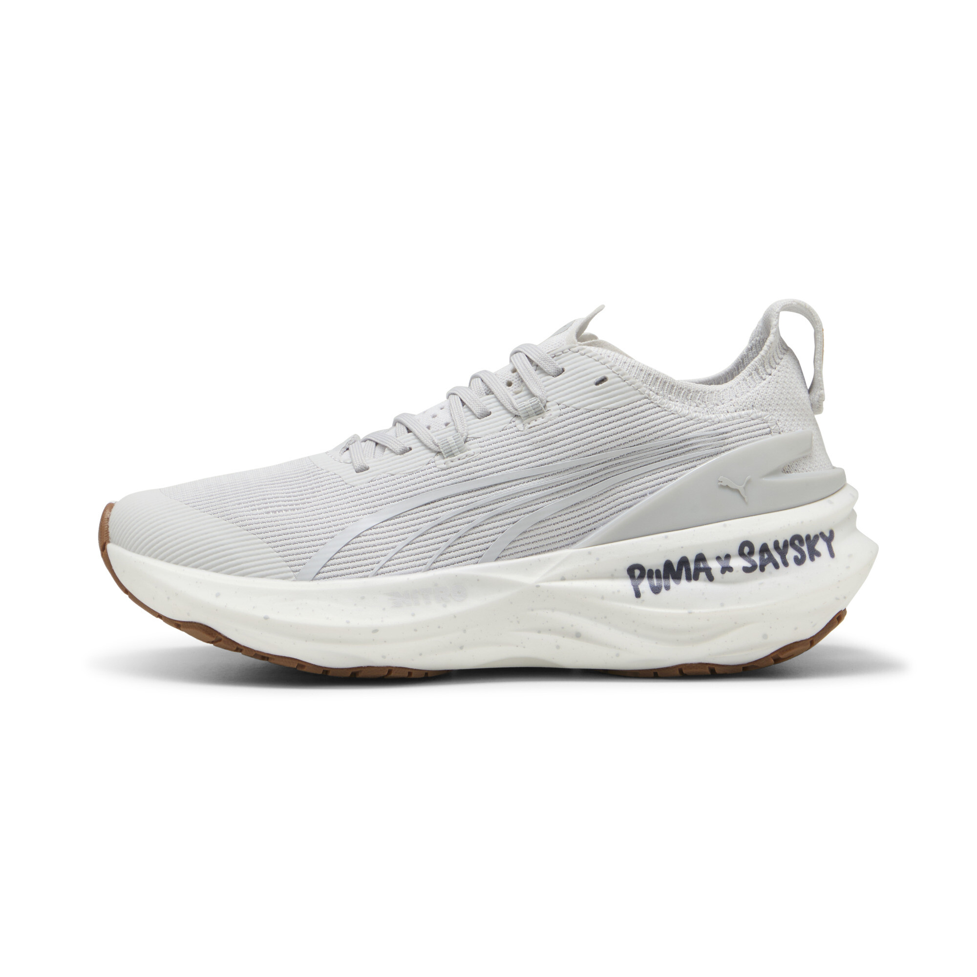 Puma x SAYSKY ForeverRun NITRO™ 2 Laufschuhe Damen | Feather Gray/Flat Light Gray | Größe: 37