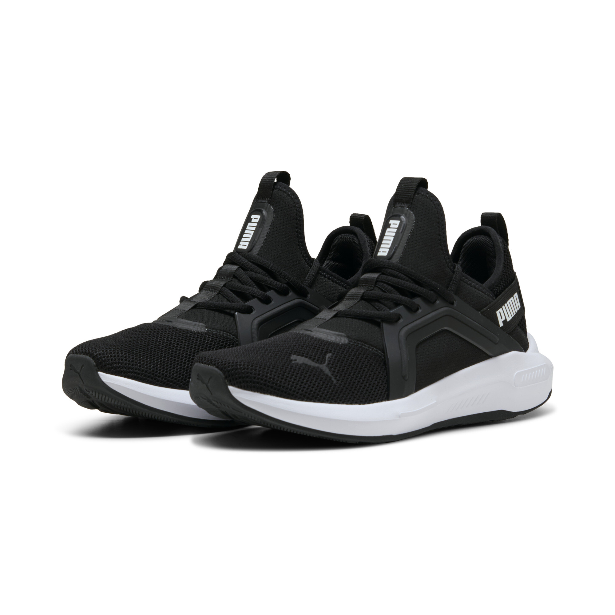 PUMA Softride Enzo 5 hardloopschoenen, Zwart/Wit, Maat 41 thumbnail 6