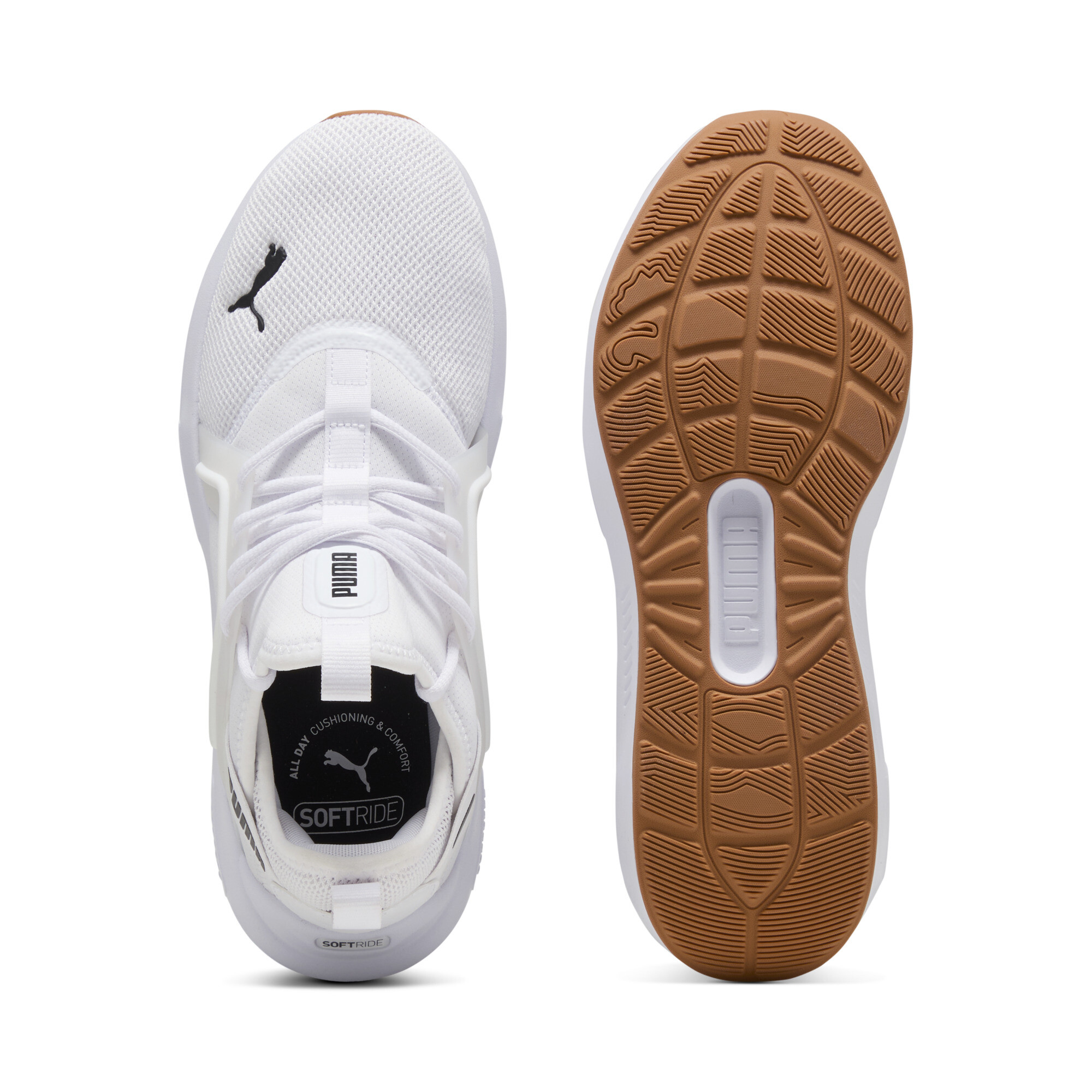 PUMA Softride Enzo 5 hardloopschoenen, Zwart/Wit, Maat 36 thumbnail 4