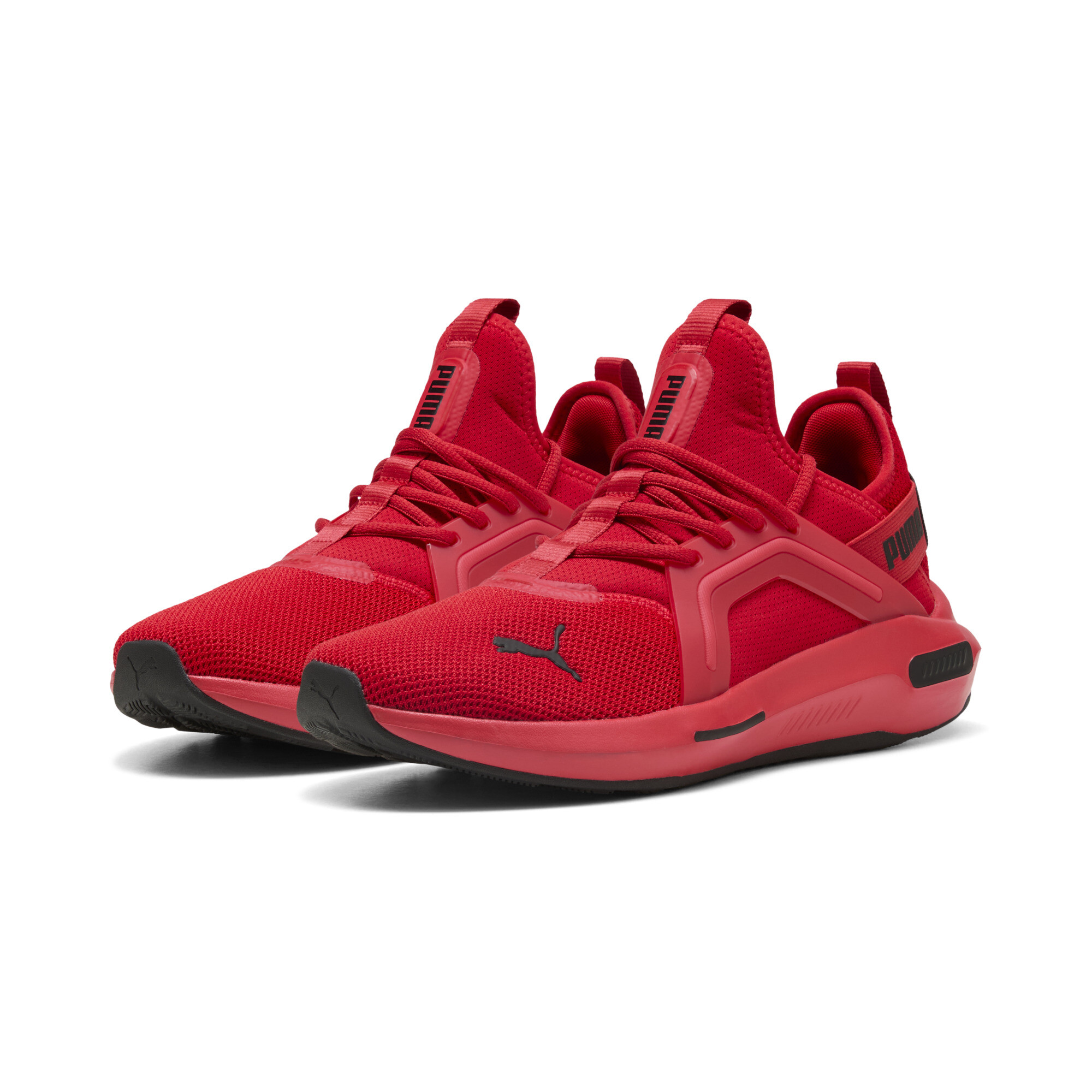 PUMA Softride Enzo 5 hardloopschoenen, Zwart/Rood, Maat 38,5 thumbnail 6