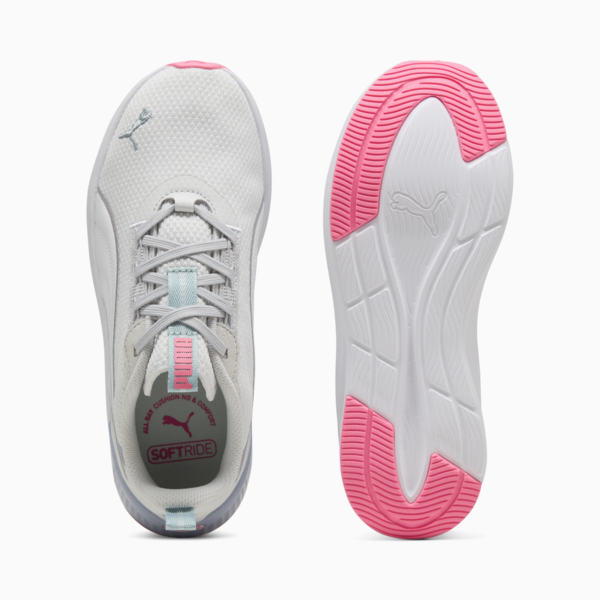 Tenis de running SOFTRIDE Harli para mujer, Feather Gray-PUMA White-Sun Struck, large-MEX