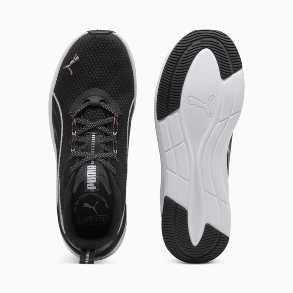 Softride Harli Running Shoes Women, PUMA Black-Lilac Crush-Plum Jam, large-ZAF