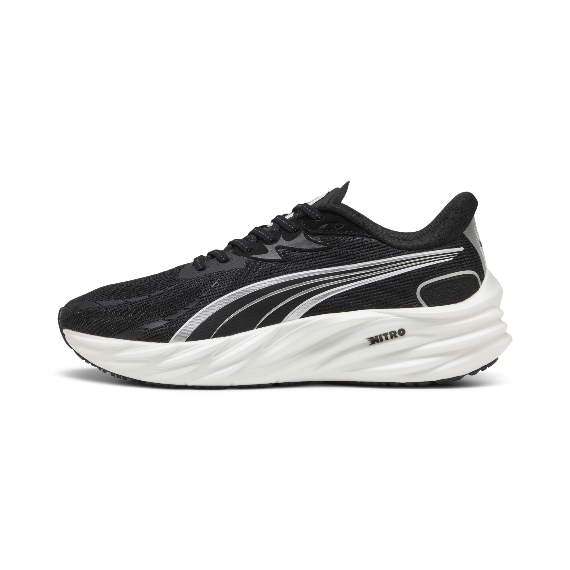 PUMA Velocity NITRO™ 4 Men's Road Running Shoes in Black, Size 8