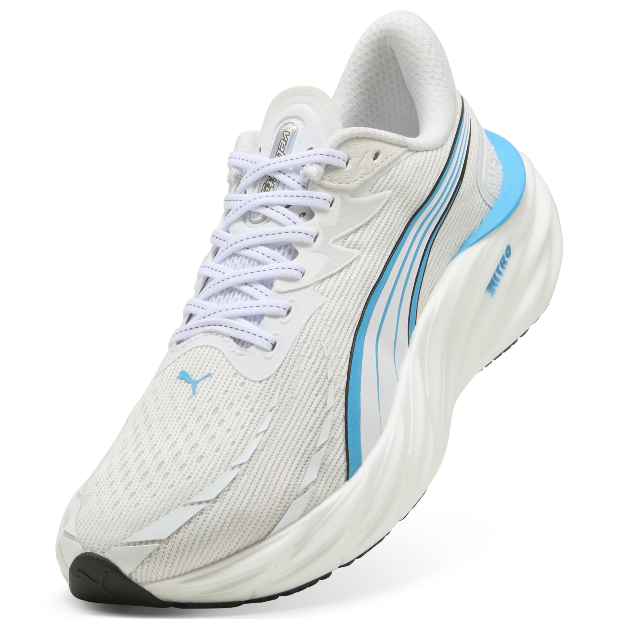 PUMA Velocity NITROâ¢ 4 hardloopschoenen voor Heren, Blauw/Wit, Maat 47 thumbnail 2